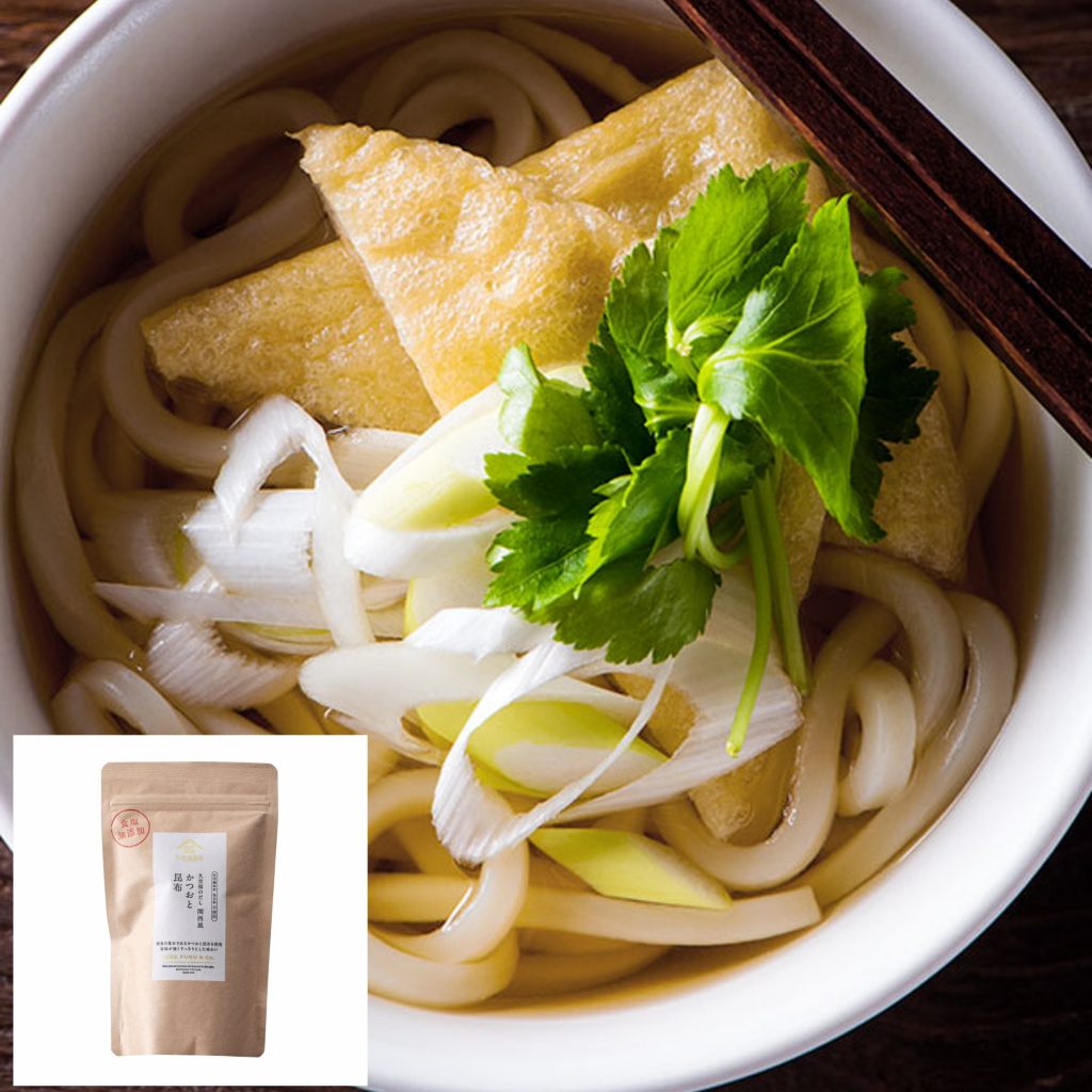 鰹と昆布だしのうどん ２ケース 関西風うどん（久世福のだし 関西風 かつおと昆布） | 久世福商店